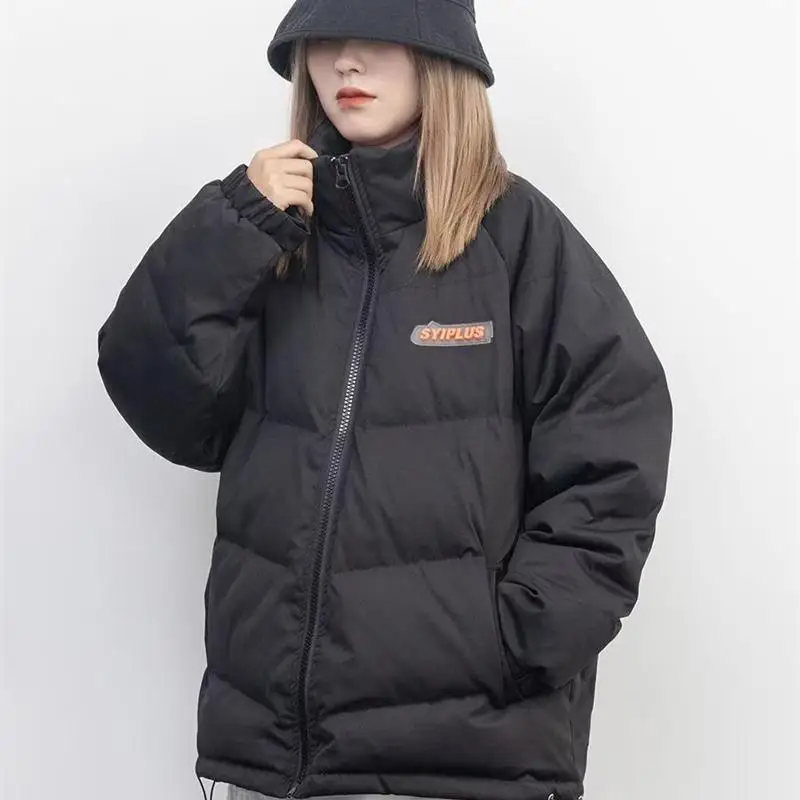 2024 New Short Stand-up Collar Cotton-padded Jacket Female Version Of Cotton-padded Jacket Bread Coat Winter Padded Student Coat