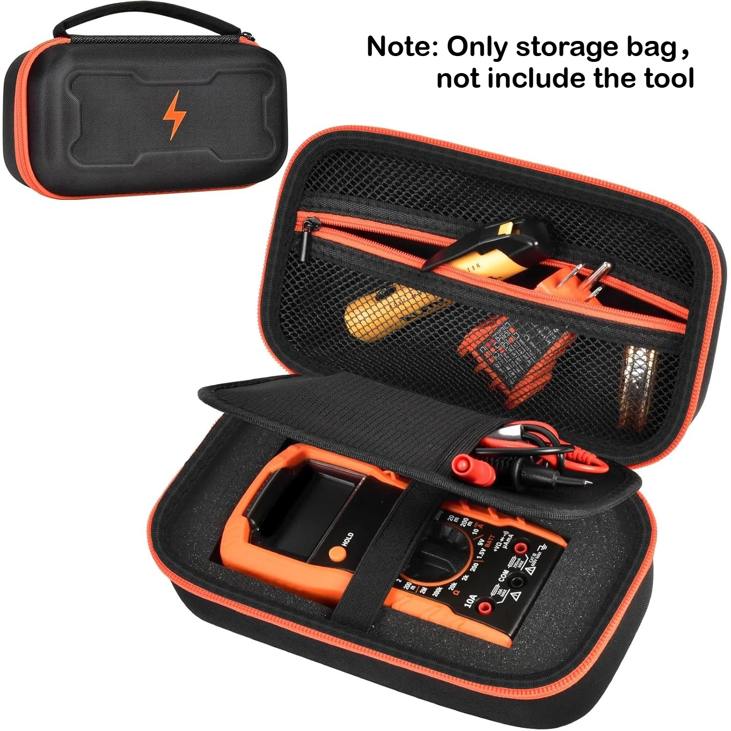 Tool Kit Storage Bag Compatible with Klein Multimeter MM325 MM300(69149P) Multi Meter Testers for Electrical Test Kit (Box Only)