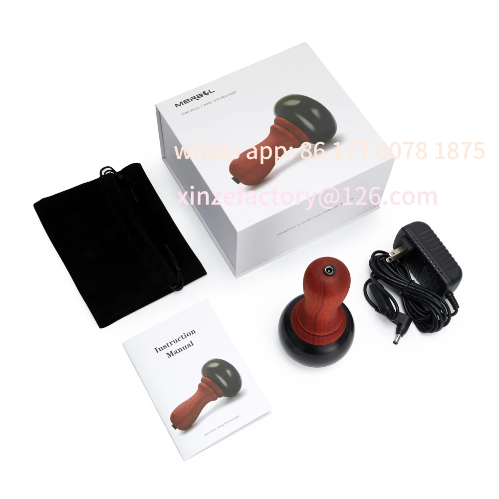 

Customizable Hot Stone Gua Sha Massager Natural BianStone Scraping Massager