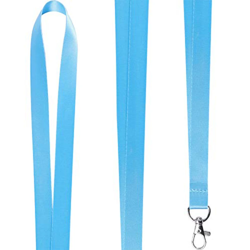 60Pcs Polyester Lanyards Neck Strap for School Student ID Card Badge