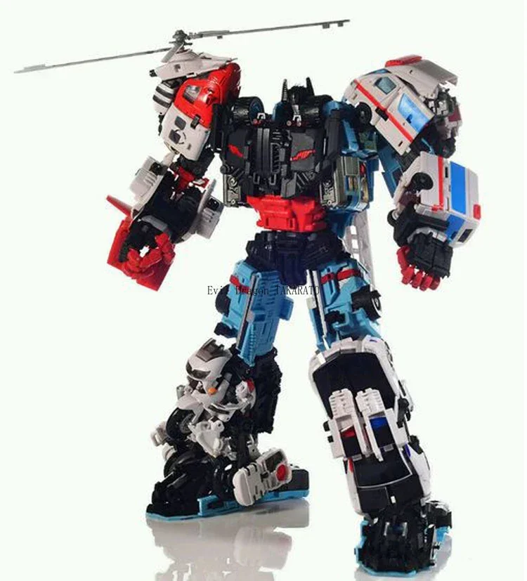 

In stock Transforming Toy 5 in 1 Defensor Model YM-17 YM17 Vulcan Hotspot KO Action Figure Robot Model Collection