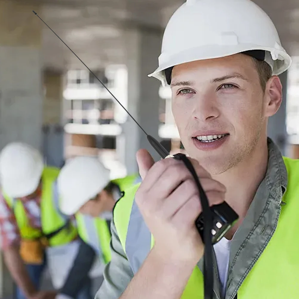 RH771S 144/430MHz Dual Band UHF VHF Mobile Radio Antenna SMA-Female Two Way Radio Aerial for Baofeng Kenwood Ham Two Way Radio