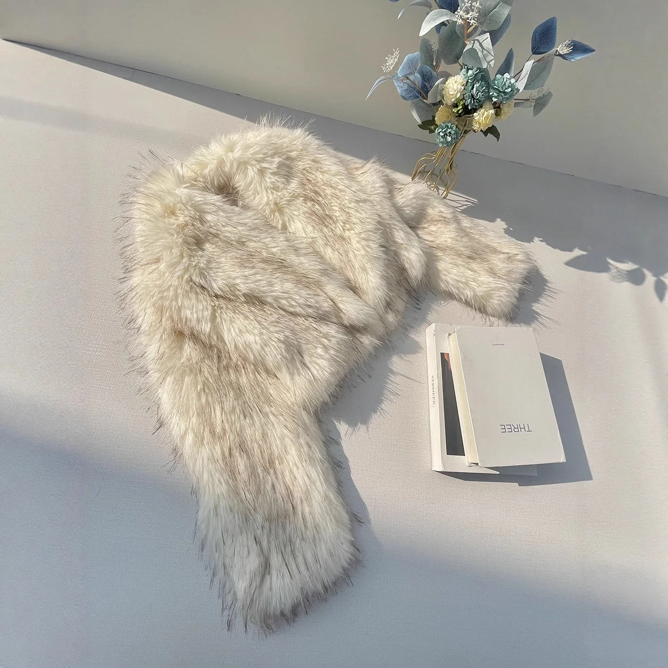 معطف الفرو ort ملابس خارجية من الفرو المزيف للنساء بياقة أسنان القمر صديقة للبيئة شبكة ular Celebri Sle الرياح غير الرسمية