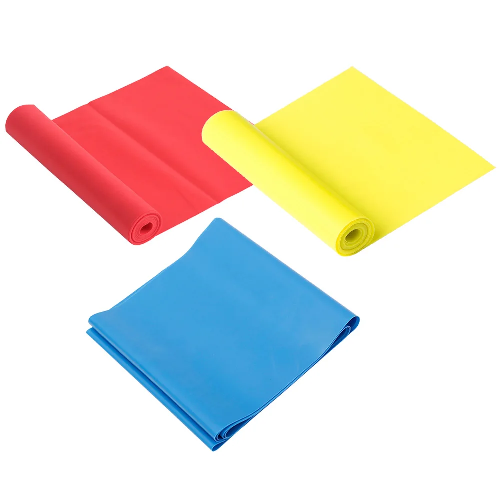 

3 Pcs Yoga Elastic Bands Lightweight Portable Fitness Accessories Stretch Equipment Resistance Tools Home Gym Travel