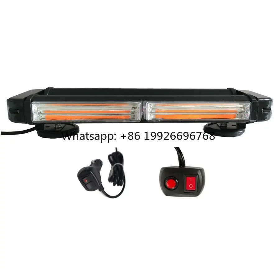

Four Sides Magnetic Mount COB LED bar Light Roof Magnetic Mount Car Flash Strobe Light COB LED Emergency Strobe Light