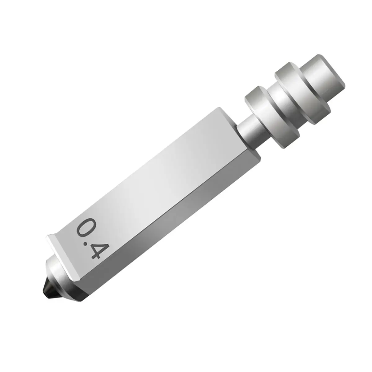3pcs 0.4mm Bimetallic Integrated Hardened Steel Nozzle for X Hotend Nozzle with 1 Nozzle Wiper