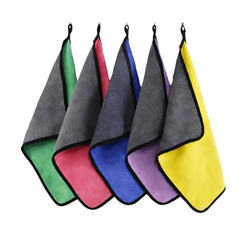 Coral Fleece Car Wash Microfiber Towel Car Cleaning Drying Cloth Car Care Cloth Detailing Microfiber Towel Car Microfiber Cloth
