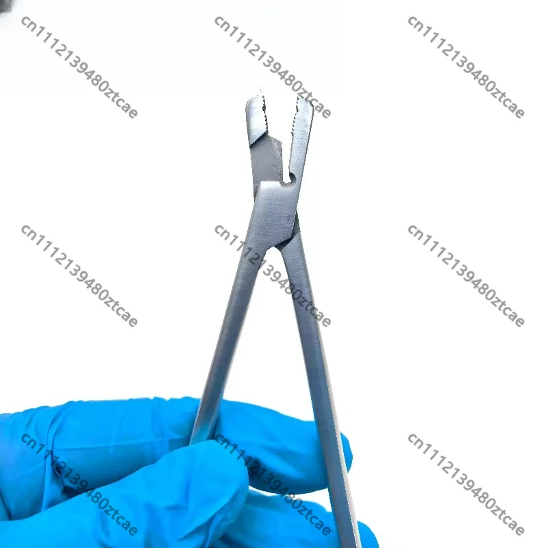 Veterinary Wire Twisting Ferrule Pliers Stainless Steel Pet Animal Fracture Orthopedic Instrument