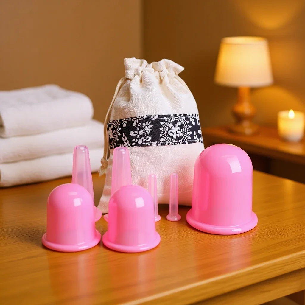 

Silicone Vacuum Cupping Massage Jars Anti Cellulite Massage Facial Suction Cups Face Neck Lift Skin Scraping Guasha Anti Wrinkle