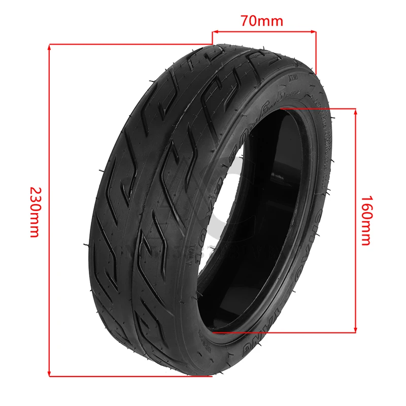 High quality 10x2.70-6.5 tubeless tubeless tire with jelly glue suitable for 10 inch 10x2.70-6.5 electric scooter tire