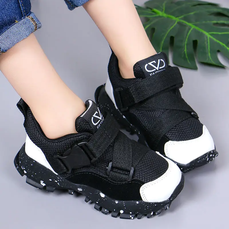 2023 Kids Sneakers Voor Jongens Meisjes Mesh Schoenen Ademende Sport Loopschoenen Zachte Bodem Lichtgewicht Kinderen Casual Schoenen