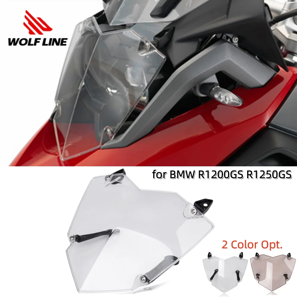 

Wolfline R1200GS R1250GS Motorcycle Front Headlight Cover for BMW R1200GS Adventure 2013-2019 R1250GS 2019-2023 Moto Light Guard
