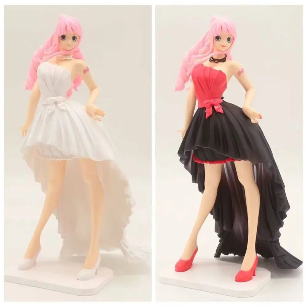 

22cm One Piece Perona Wedding Dress Two Colors Anime Figure Model Statue Boys Collection Desktop Decoration Ornament Toys Gifts