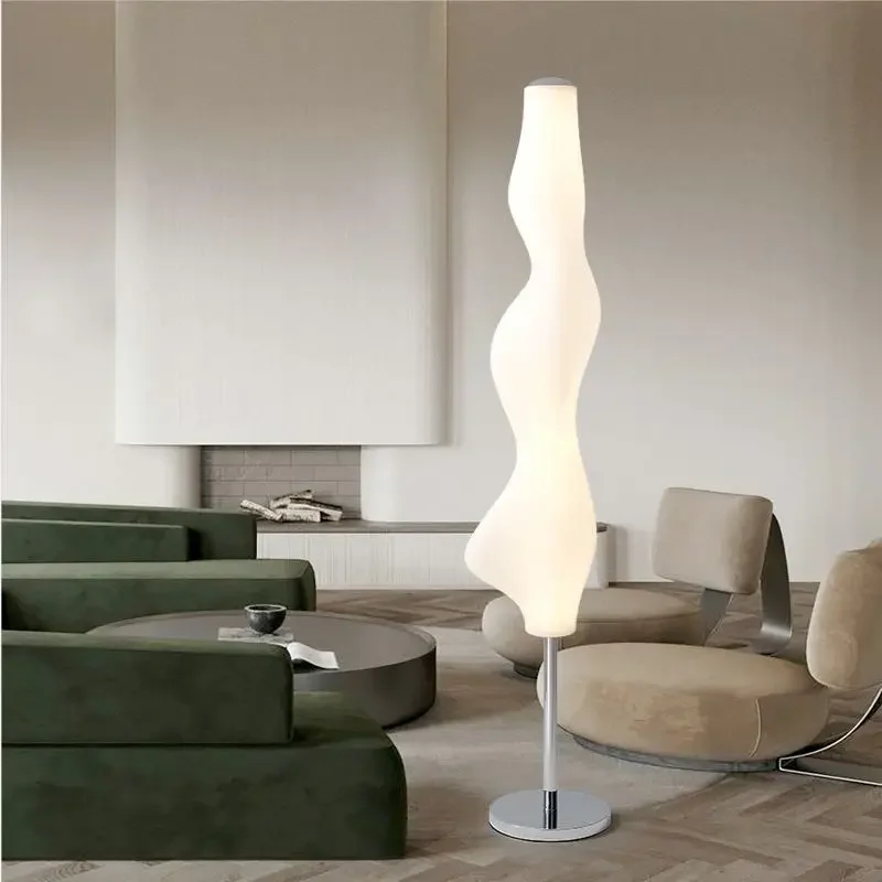 Postmodern Style Nordic Luxury Design Legs Standing White Tripod Floor Lamp Body Shape Floor Lamp