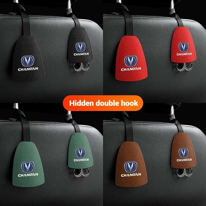 

Car High Quality Suede Portable Multifunction Seat Back Hook Up For Changan UNIT UNIK CS55 PLUS CS75 PLUS Speedy Accessories