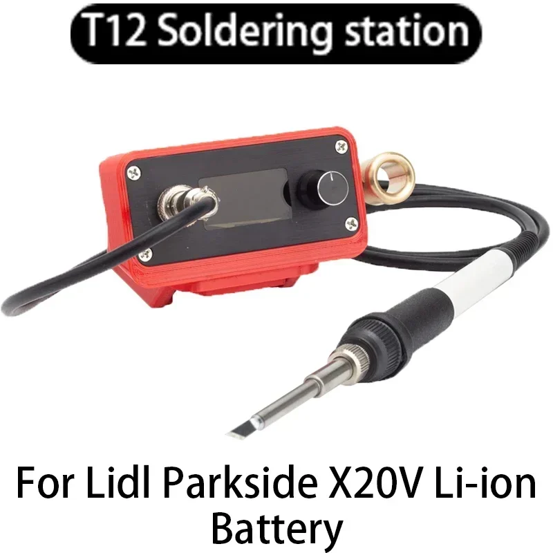 

OLD T12 Cordless Soldering Iron Station for Lidl Parkside X20V Team Li-ion Battery Electric Solder(Without Battery)