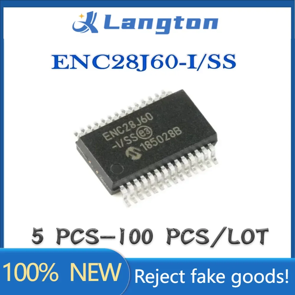 

ENC28J60-I/SS ENC28J60-I ENC28J60 ENC28J6 ENC28J ENC28 ENC2 ENC IC Chip SSOP-28 100% Новый оригинальный