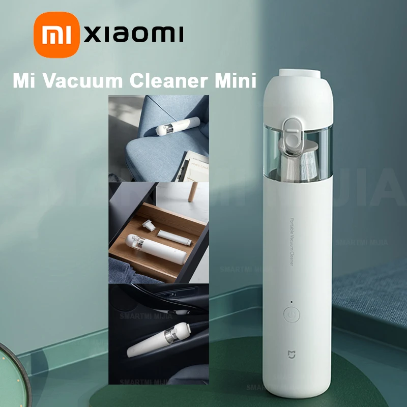 XIAOMI MIJIA Vacuum Cleaner Mini,13KPa Strong Suction,Portable Cordless Vacuums For Home Car Cleaning,Handheld Vacuum Cleaners