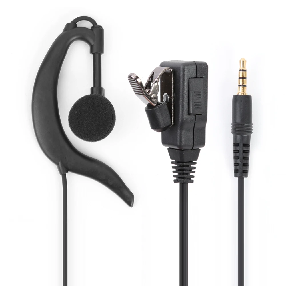 Auricolare con microfono da 3,5 mm Tipo G PTT Auricolare per Xiaomi Mijia 1S Trasmissione audio non distruttiva Trasparente