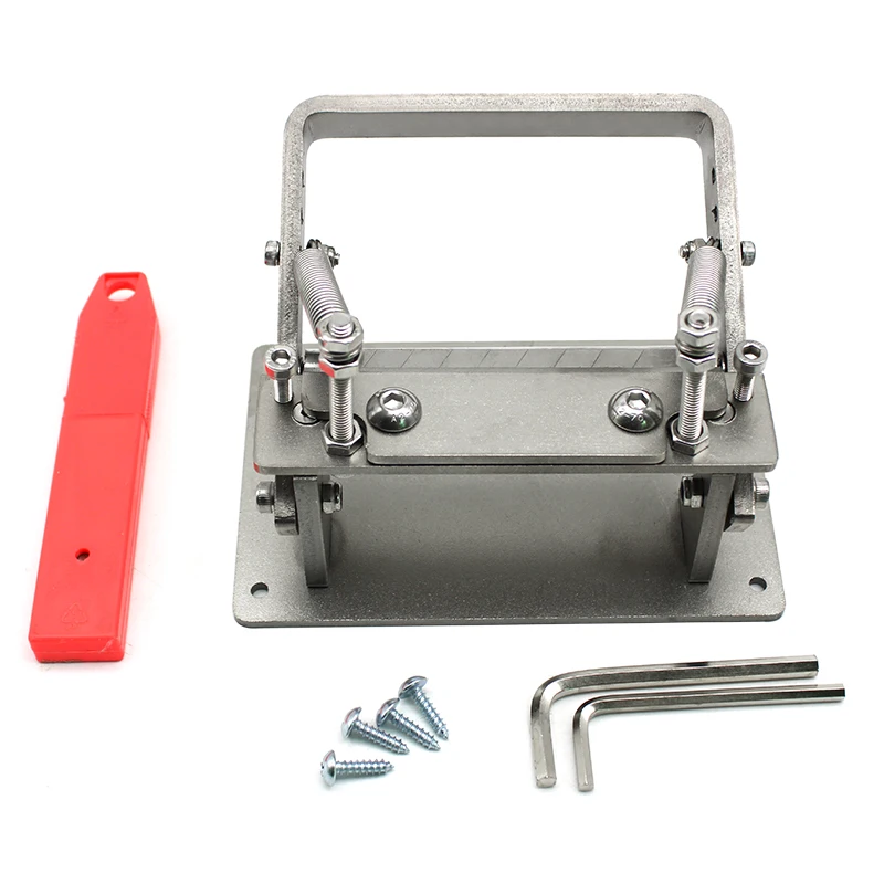 

Нержавеющая сталь LeatherCraft филировочная машина ручной очиститель резак инструменты «сделай сам» с 10 шт. лезвием 100 мм * 18 мм