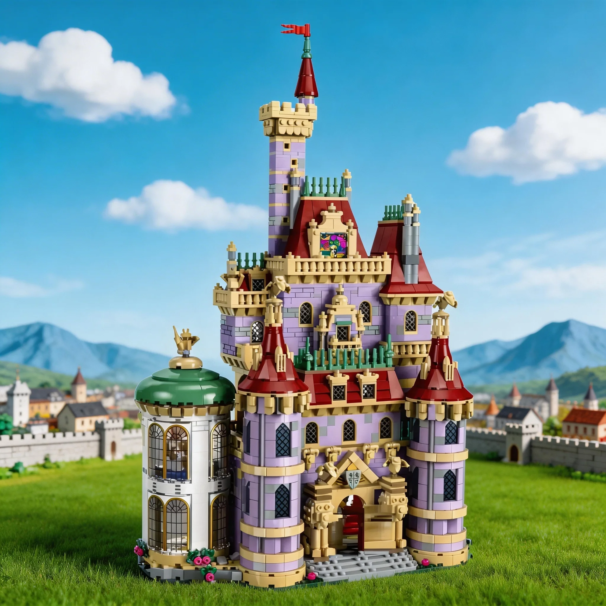 

Модульная игрушечная модель «Замок принцессы» 2026: романтический подарок на День святого Валентина для мужчин и женщин, для праздников и вечеринок