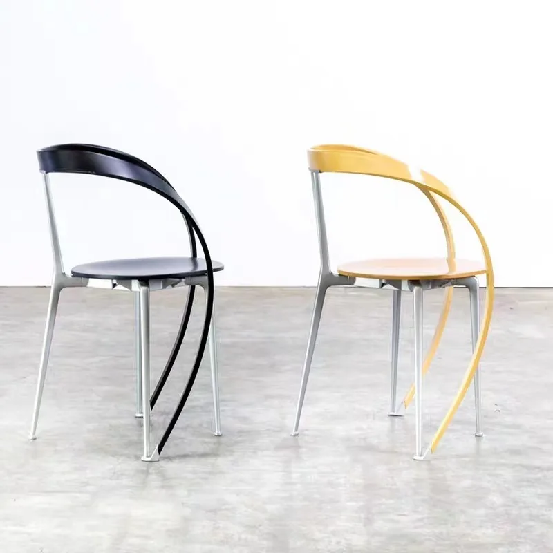 

Light Luxury Dining Chair Medieval Ribbon Chair Armrest Leisure Chair