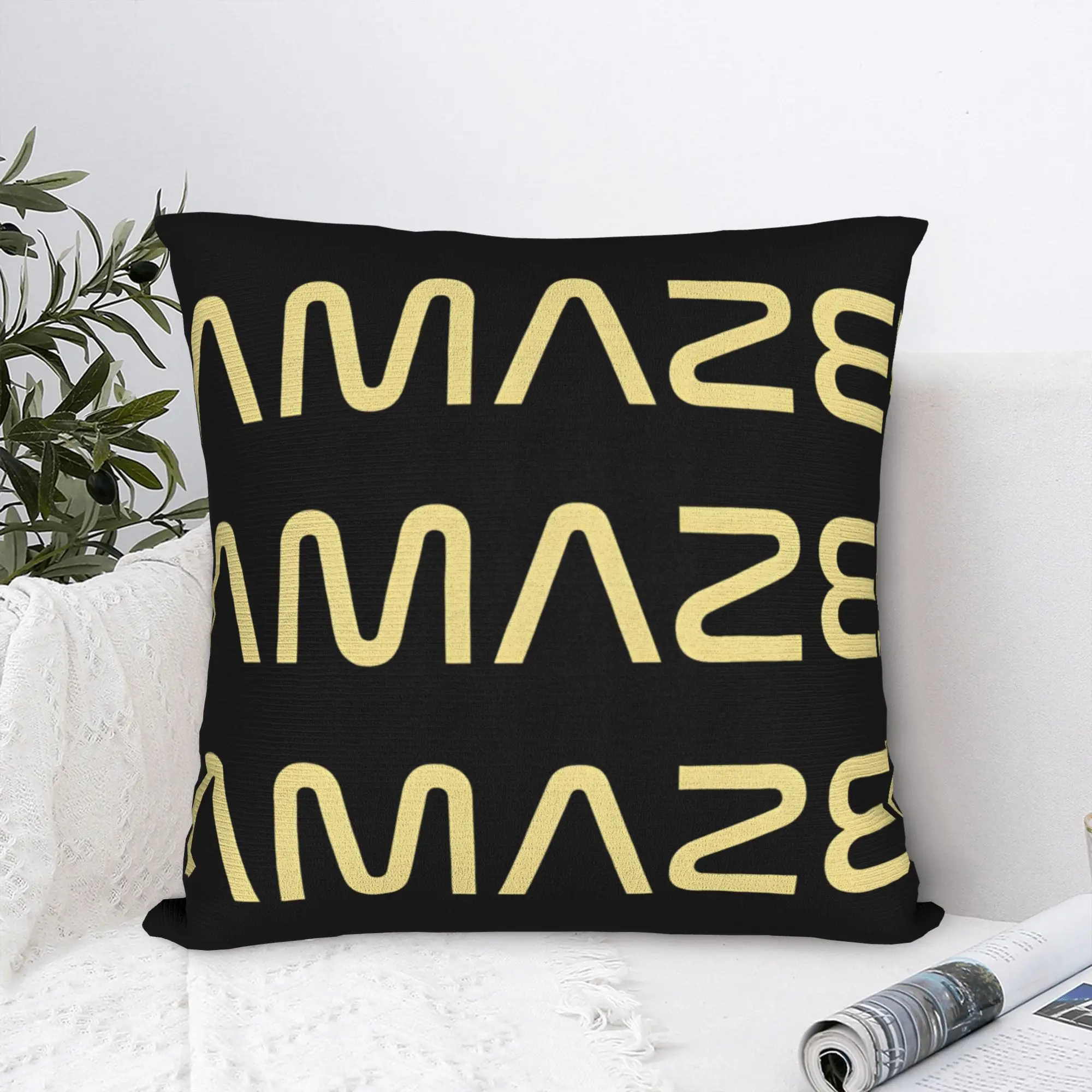 Project Hail Mary AMAZE Yellow Pillow Cover  Fashion Pillow Case For Sofa Car Home Decor Square Pillowcases Gift