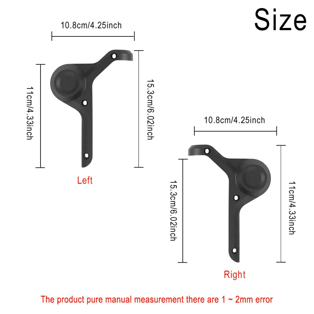 

For Ninebot F3/F3 Pro Electric Scooters Left & Right Front Fork Decorative Cover Snug Fit Enhances Aesthetics