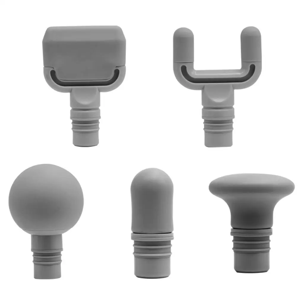 

Massage Gun Heads Replaceable Massager Attachment Applicators Deep Tissue Body Relaxation Exercising Fascia Gun Massager Heads