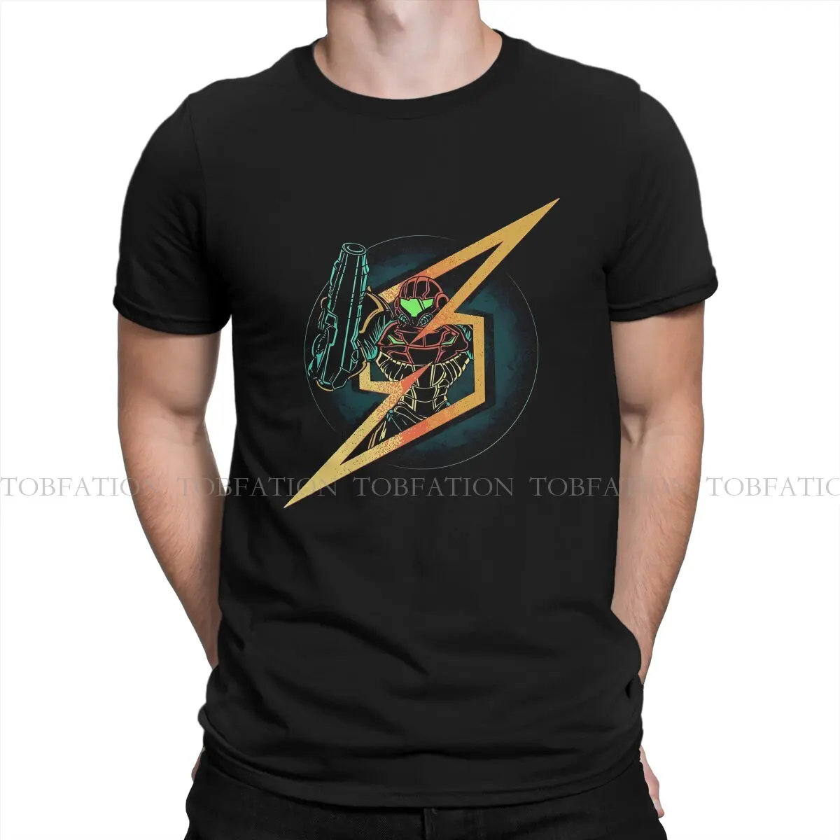 Super Metroid Game Crewneck TShirts Cool Personalize Homme T Shirt New Trend Tops Size S-6XL