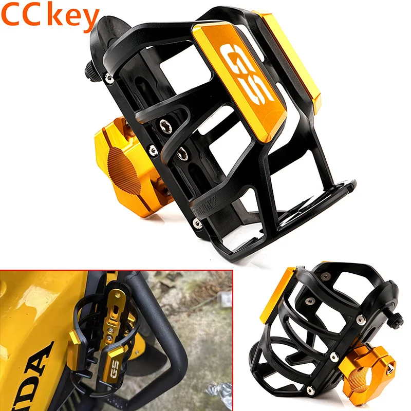 

For BMW R1200GS R1250GS R 1200GS R1250 GS R 1250 GS LC ADV Motorbike Beverage Water Bottle Cage Drink Cup Holder Sdand Mount