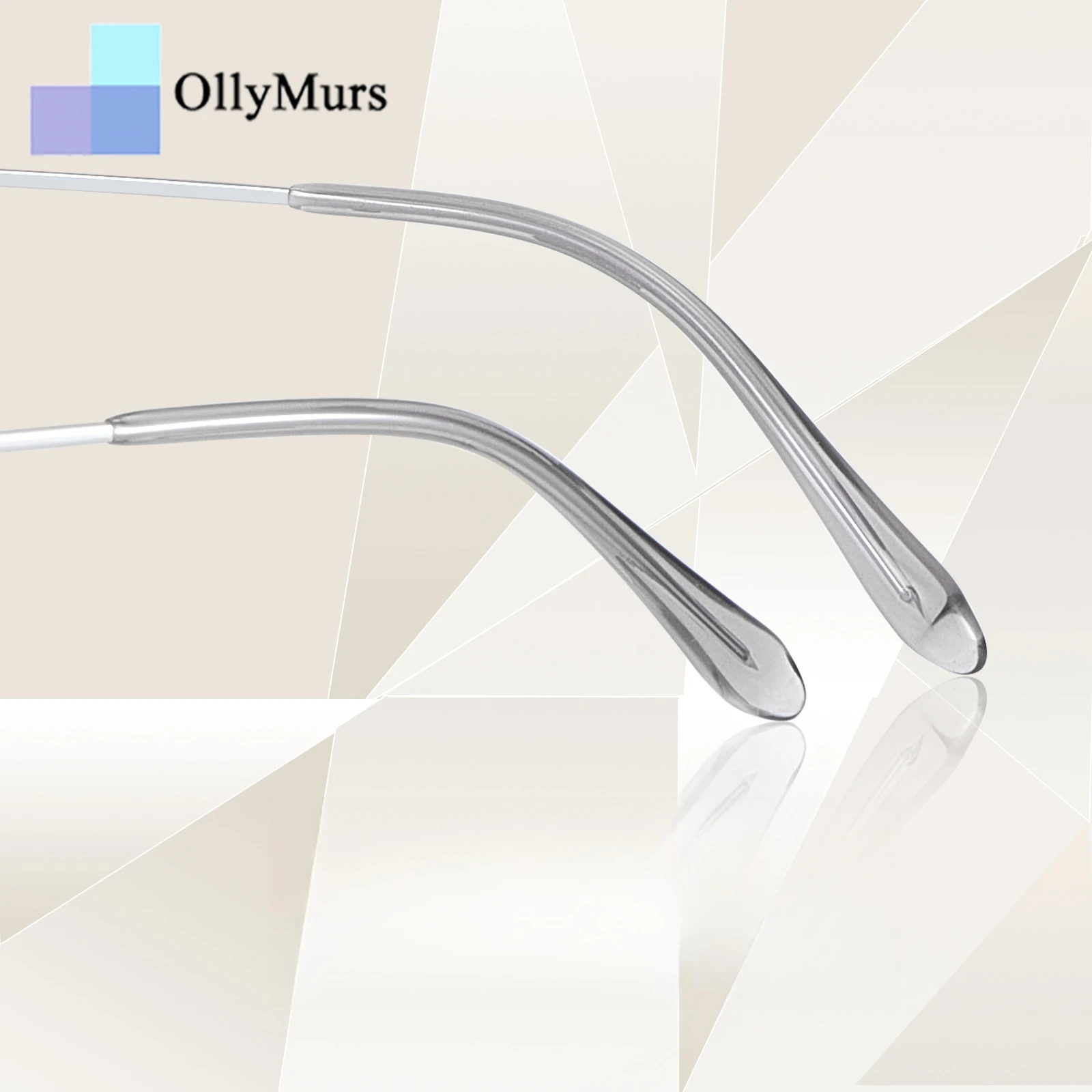 OLLYMURS الفاخرة التيتانيوم النقي عين القط المرأة النظارات خفيفة للغاية مزاجه الرجعية الاتجاه البصرية وصفة طبية النظارات الإطار