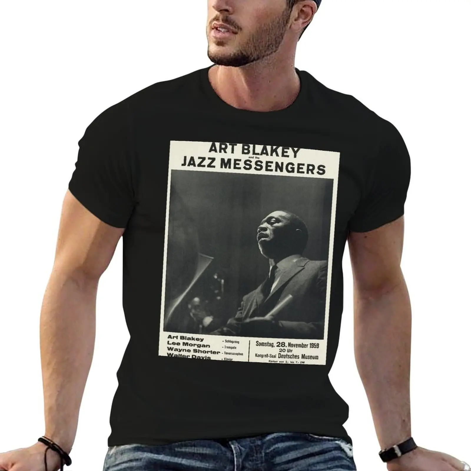 Art Blakey and the Jazz Messengers T-Shirt mens graphic t shirts t shirt for man T-Shirt