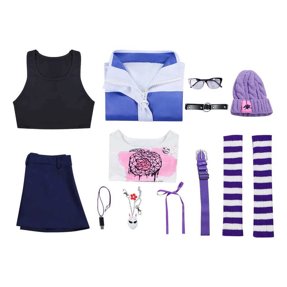 ゲームアイデンティティ V トレーシー・レズニク メカニック コスプレ衣装 BLK チーム eスポーツ衣装 デイリースーツ 帽子 ベスト コート ハロウィンパーティー服