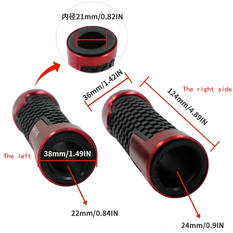 For Benelli TNT 125 TNT135 Jinpeng 502 TRK502 TRK 502X Accessories Motorcycle Non Slip Handlebar Grip CNC Hand Bar Grips