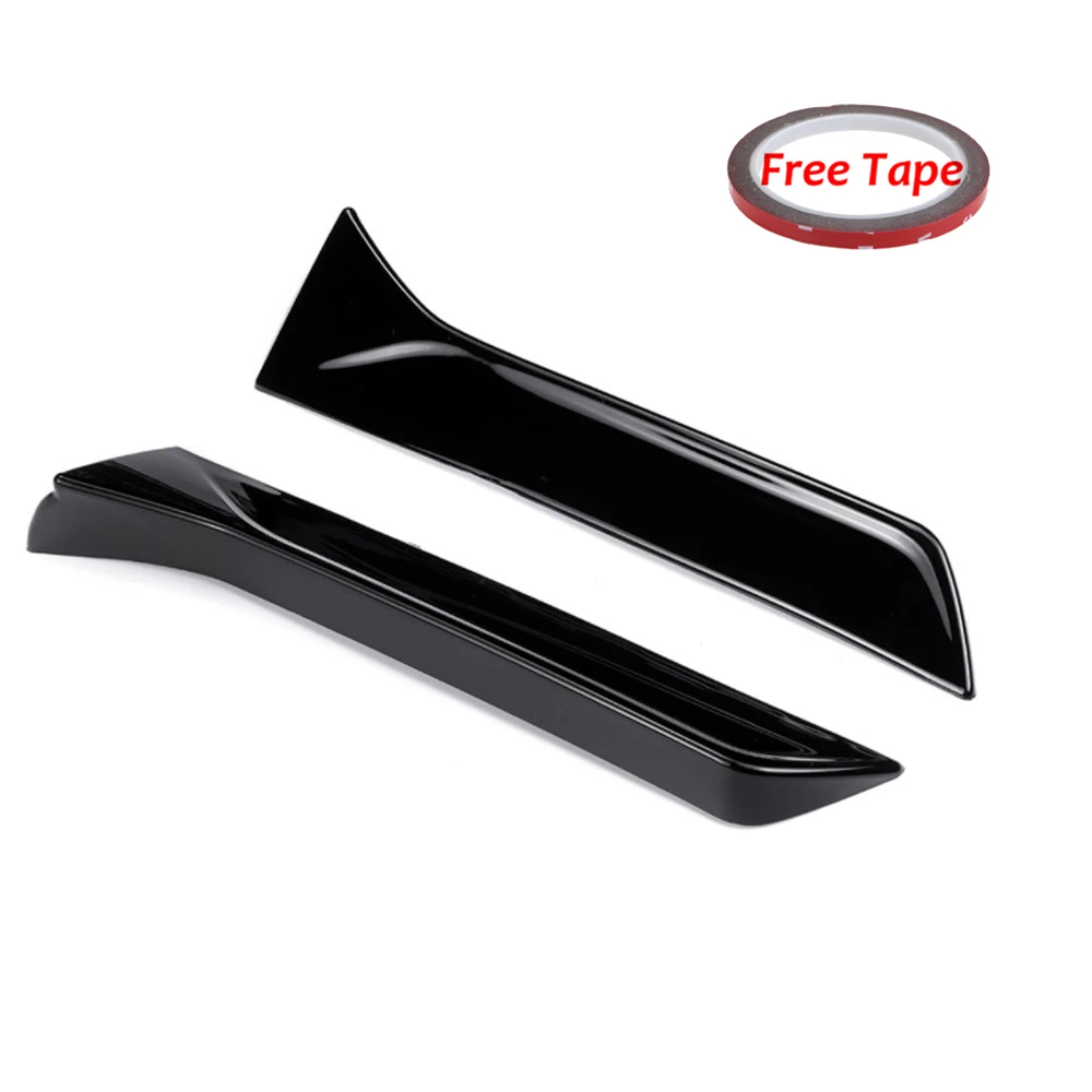 2pcs Rear Window Spoiler Rear Wing Side Roof Spoiler Lip Window Vent Decoration Deflectors For Seat Leon 5F FR Mk3 MK3.5