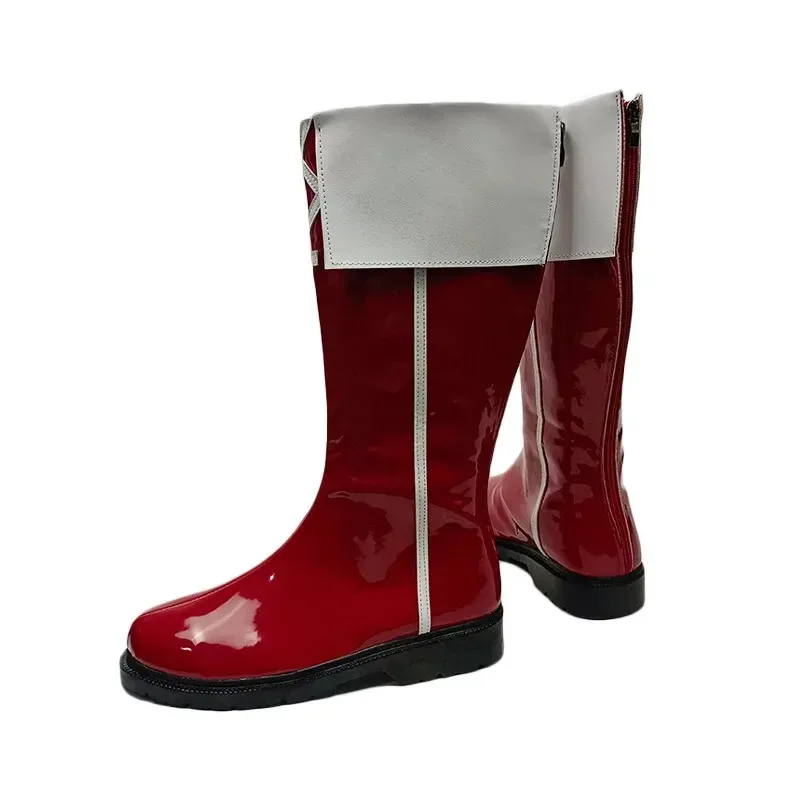 

Сапоги в стиле аниме «Киоко Сакура» Puella Magi Madoka Magica, обувь для косплея, аксессуары для Хэллоуина, индивидуальный заказ