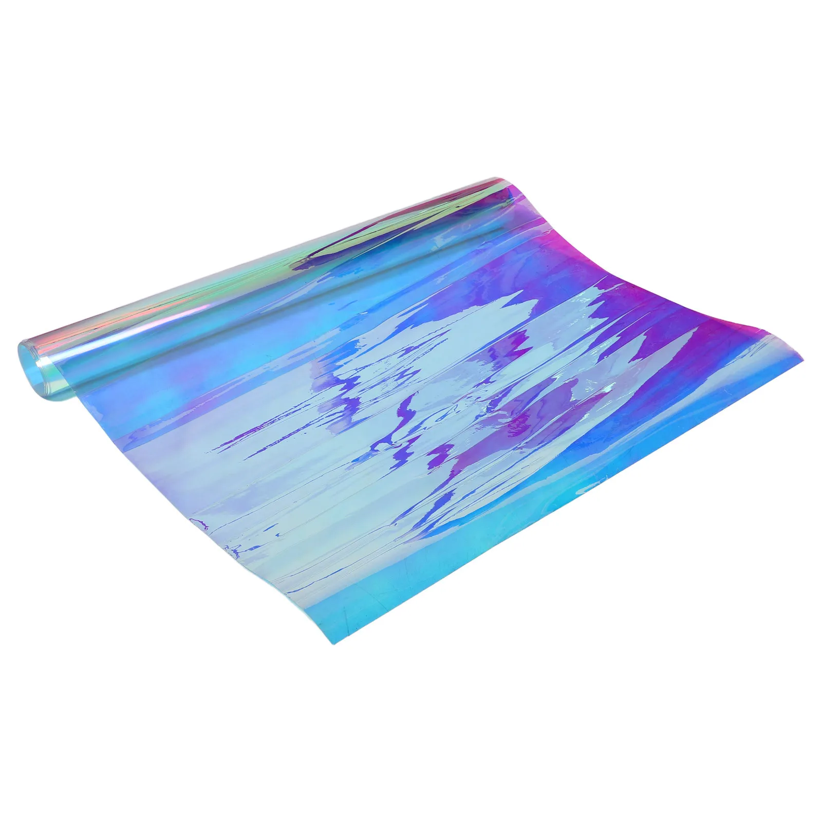 

Holographic Rainbow Iridescent Window Film Decorative Glass Cling Sheet Photography Filter Vinyl Christmas Permanent Vinyl