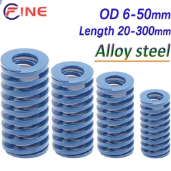 Die Mold Springs Blue Compression Spring Light Load Spiral Stamping Compression Mould Die Spring Outer Diameter 6-50mm