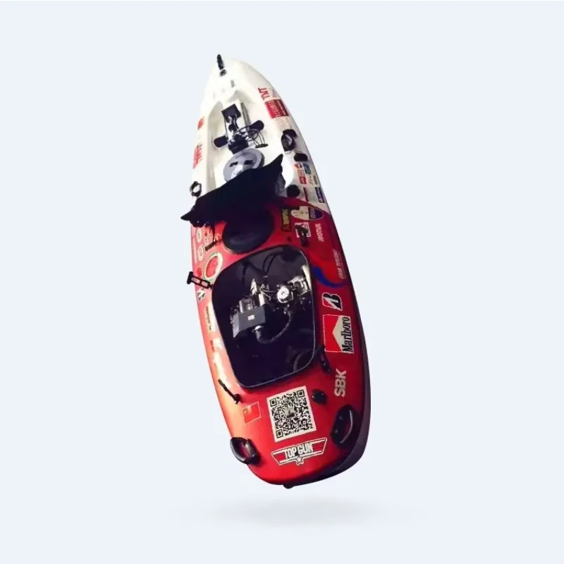 خصم الموسم الجديد في 2021 Hison 4 السكتة الدماغية محرك نفاث يعمل بالطاقة البلاستيكية كاياك دواسة كاياك #6