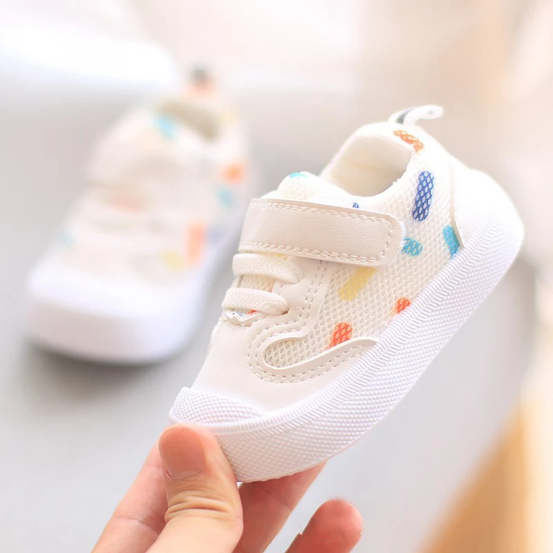 Baby Walking Shoes Spring Autumn Mesh Soft Soled Functional  Boys Girls 1-3 Year Sneakers For Kids Baby Girl