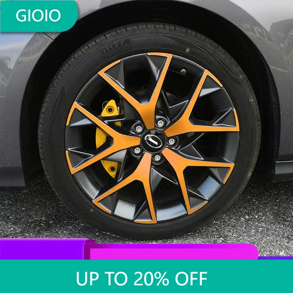 

For Trumpchi GAC Empow R 2022-2024 Car Special Wheel Hub Decoration Sticker Decal Reflective Scratches Stickers Auto Accessories