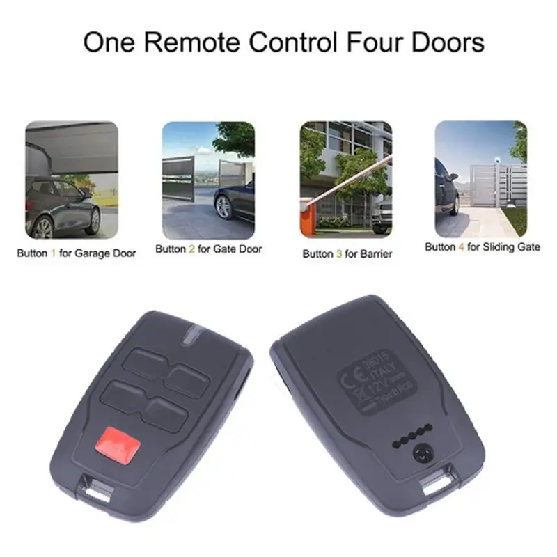 Garage Remote Control Multiple Frequency Garage Remote Opener With Battery Remote Control With Manual 100 Meters Control Door