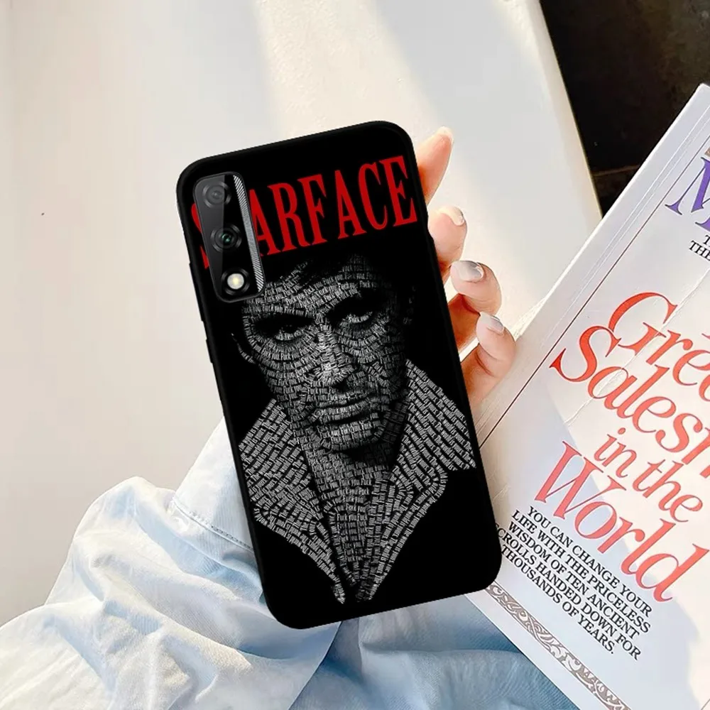 S-Scarface T-Tony M-Montana Film Phone Case For Huawei Y9 6 7 5 Prime Enjoy 7s 7 8 Plus 7a 9e 9plus 8E Lite Psmart Shell