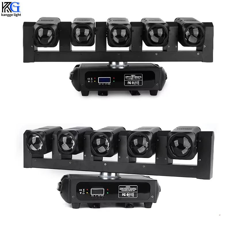 

5X40W Led Beam Moving Head Light DMX Controller Rotating Stage Beam Effect Moving Head Beam Lights for DJ Disco Bar