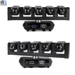 5X40w Led Beam Moving Head Light DMX512 Rotating Beam Lights Stage Beam Effect Moving Head Beam Light for DJ Disco Bar Party