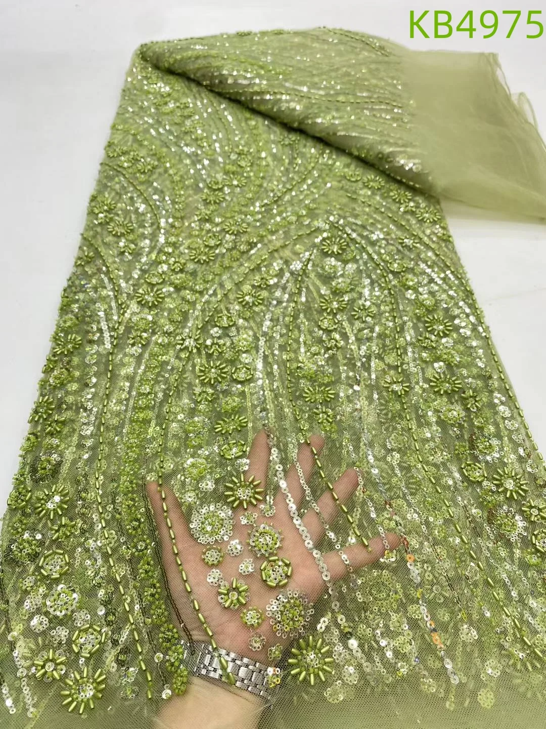 2025 Luxus Rosa Stickerei Perlen Spitze Stoff Afrikanische Nigerian Pailletten Französisch Spitze Stoff Für Hochzeit Kleider Nähen KB4975