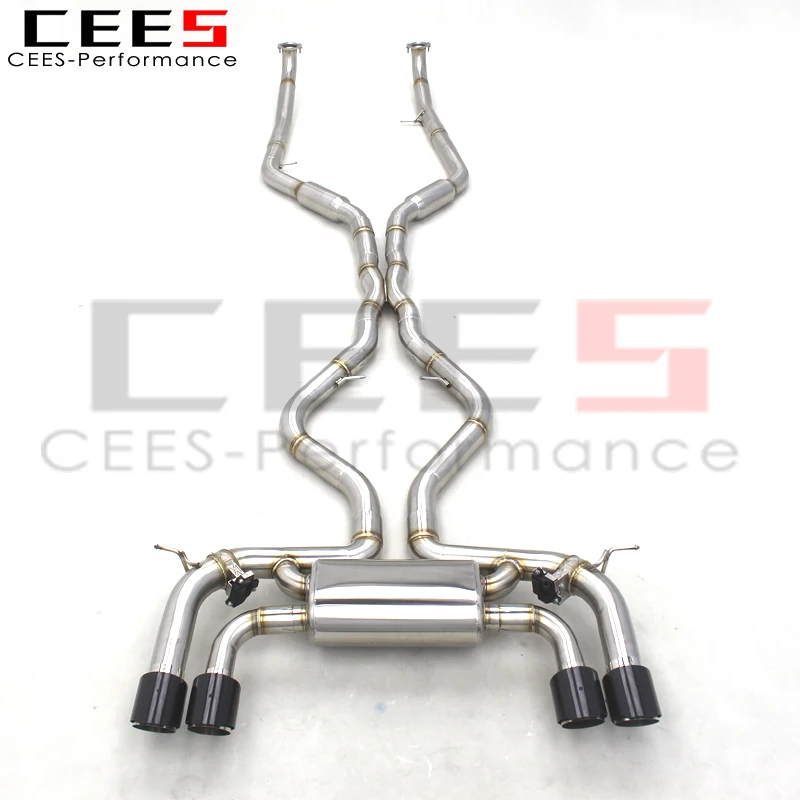 

CEES Factory T304 Catback Exhaust Pipes For BMW X5M/X6M E70/E71 4.4TT 2010-2014 Escape Exhaust Pipe Muffler Car Exhaust System