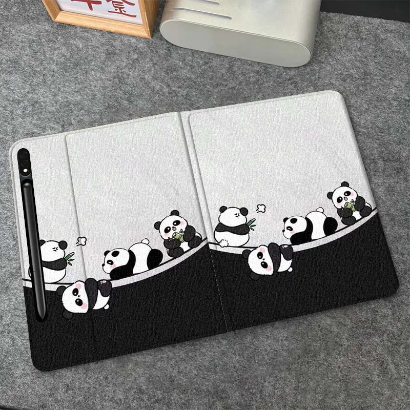 

Panda Rabbit Cartoon Cute Gift For Samsung Galaxy Tab S6 S7 S8 S9 S10 FE Plus Lite Soft Flexible Support Tablet Case