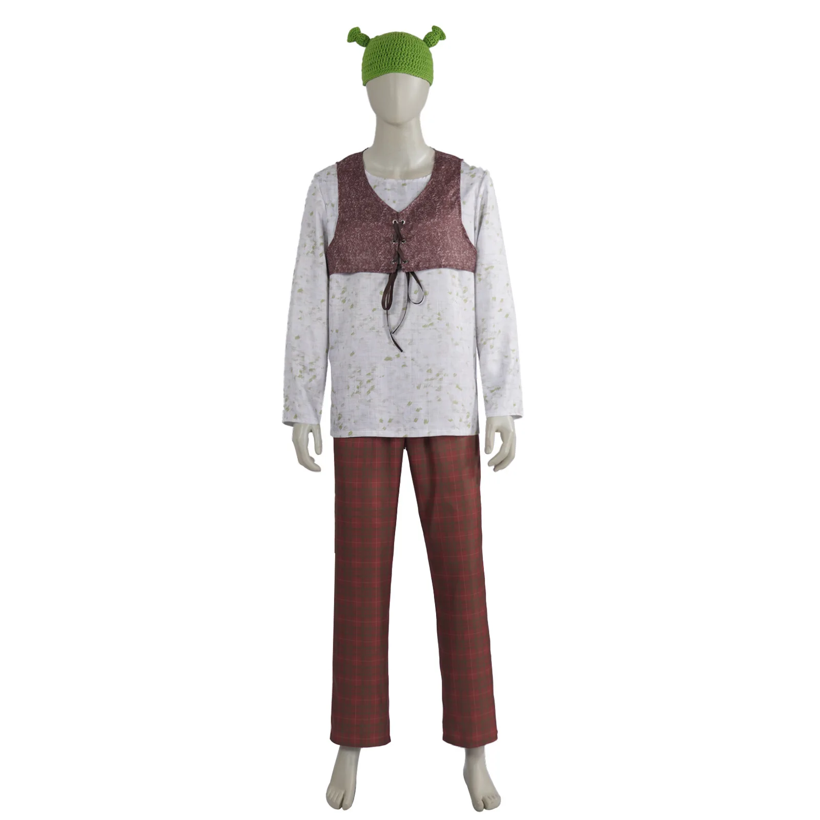 

Shrek Monster Costume Shrek Cartoon Tight-fitting Suit Halloween Movie Character Performance Costume Cosplay Costume